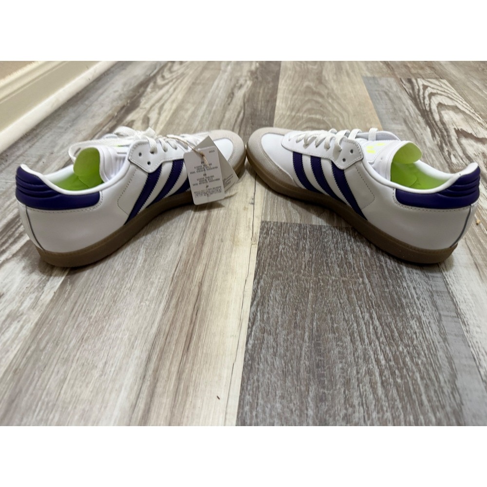 Adidas Samba Messi White Purple Men Sneakers IH8161‎ Size 11.5 NEW - Picture 3 of 6